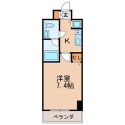 カレント新栄の物件間取画像